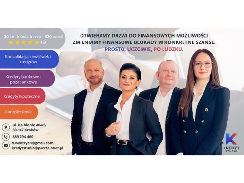 Kredyt Studio - pewny krok w stronę Twoich finansowych planów